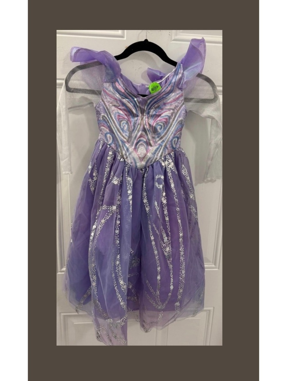 Glinda For Good Deluxe Costume Dress Wicked Movie Halloween Size XS (3T-4T)